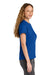 Gildan 65000L Womens Softstyle Short Sleeve Crewneck T-Shirt Royal Blue Model Side