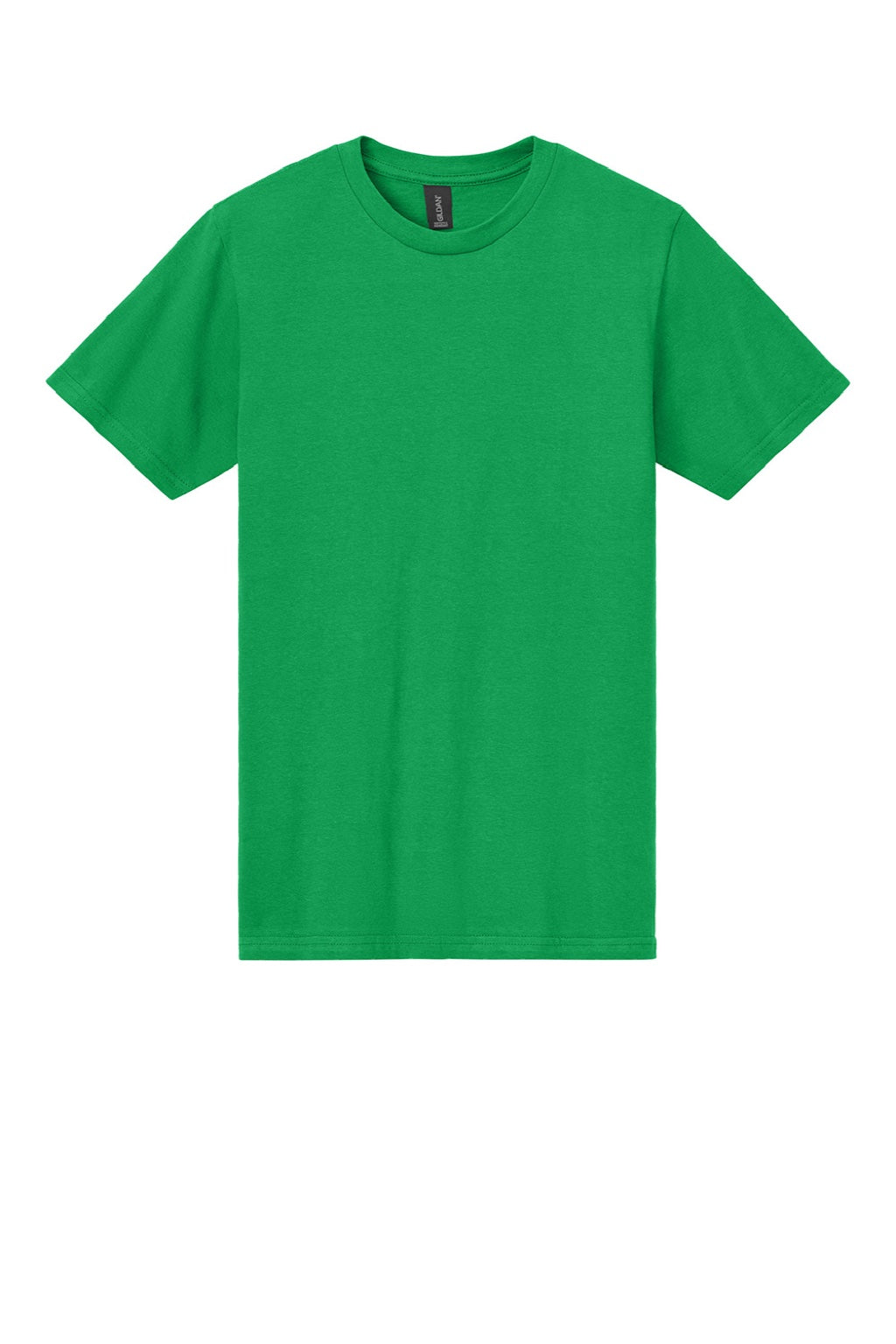 Gildan 65000 Mens Softstyle Short Sleeve Crewneck T-Shirt Irish Green Flat Front