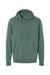 Independent Trading Co. PRM4500 Mens Pigment Dyed Hooded Sweatshirt Hoodie Alpine Green Flat Front
