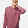 Independent Trading Co. Mens Pigment Dyed Hooded Sweatshirt Hoodie - Maroon - NEW