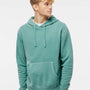 Independent Trading Co. Mens Pigment Dyed Hooded Sweatshirt Hoodie - Mint Green - NEW
