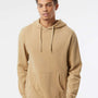 Independent Trading Co. Mens Pigment Dyed Hooded Sweatshirt Hoodie - Sandstone Brown - NEW