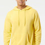 Independent Trading Company Mens Pigment Dyed Hooded Sweatshirt Hoodie w/ Pouch Pocket - Yellow