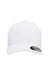 Flexfit Hats 6511 Mens Stretch Fit Trucker Hat White Flat Front