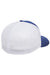 Flexfit Hats 6511 Mens Stretch Fit Trucker Hat Royal Blue/White Flat Back