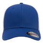 Flexfit Hats Mens Stretch Fit Trucker Hat - Royal Blue/White