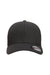 Flexfit Hats 6511 Mens Stretch Fit Trucker Hat Black Flat Front