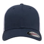 Flexfit Hats Mens Stretch Fit Trucker Hat - Navy Blue/White