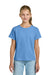 Gildan 3000B Youth Short Sleeve Crewneck T-Shirt Carolina Blue Model Front