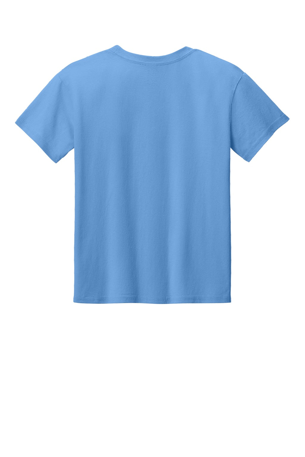 Gildan 3000B Youth Short Sleeve Crewneck T-Shirt Carolina Blue Flat Back