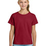 Gildan Youth Short Sleeve Crewneck T-Shirt - Cherry Red