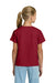 Gildan 3000B Youth Short Sleeve Crewneck T-Shirt Cherry Red Model Back