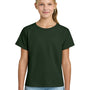 Gildan Youth Short Sleeve Crewneck T-Shirt - Forest Green