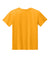 Gildan 3000B Youth Short Sleeve Crewneck T-Shirt Gold Flat Back