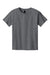 Gildan 3000B Youth Short Sleeve Crewneck T-Shirt Heather Graphite Grey Flat Front