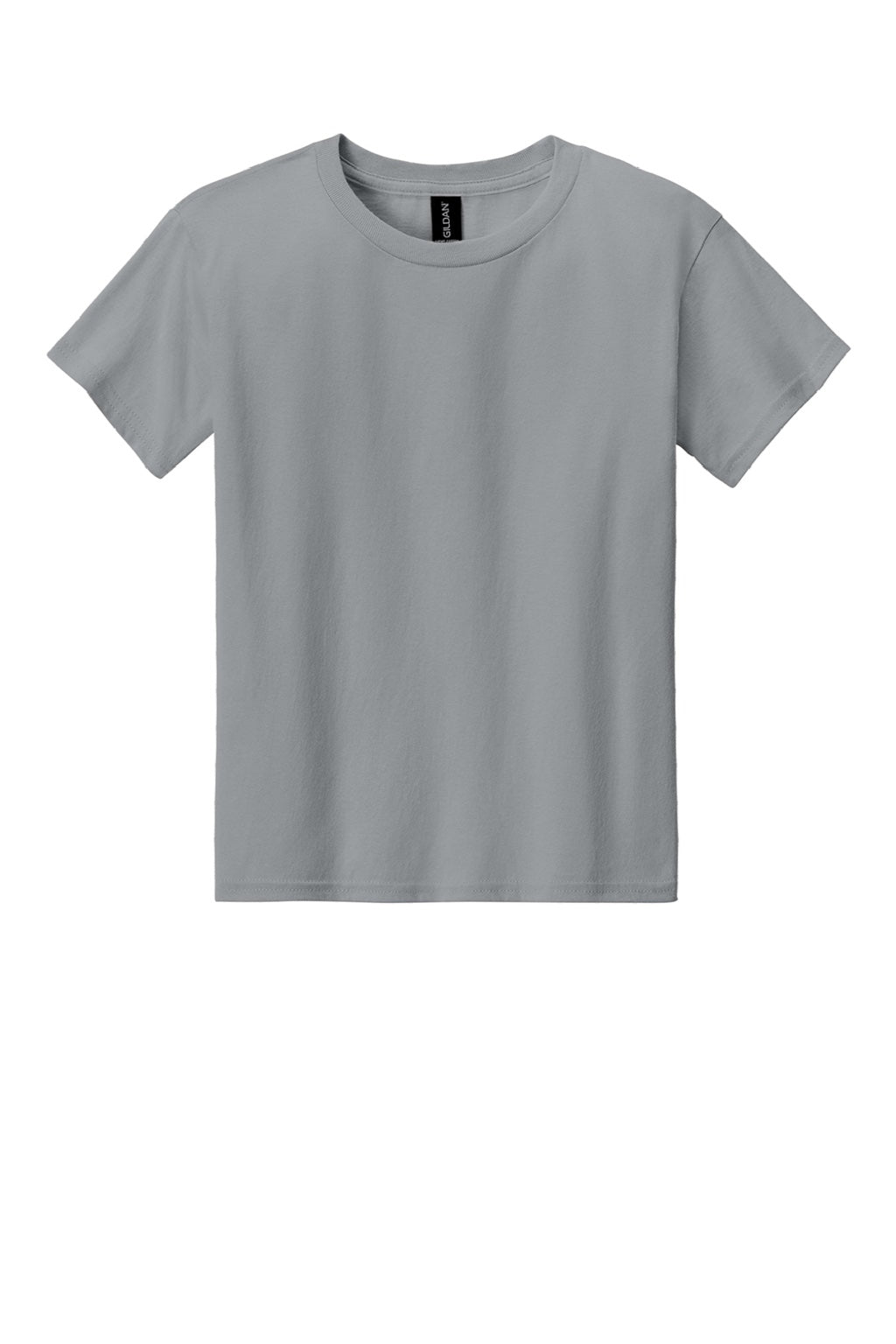 Gildan 3000B Youth Short Sleeve Crewneck T-Shirt Gravel Grey Flat Front
