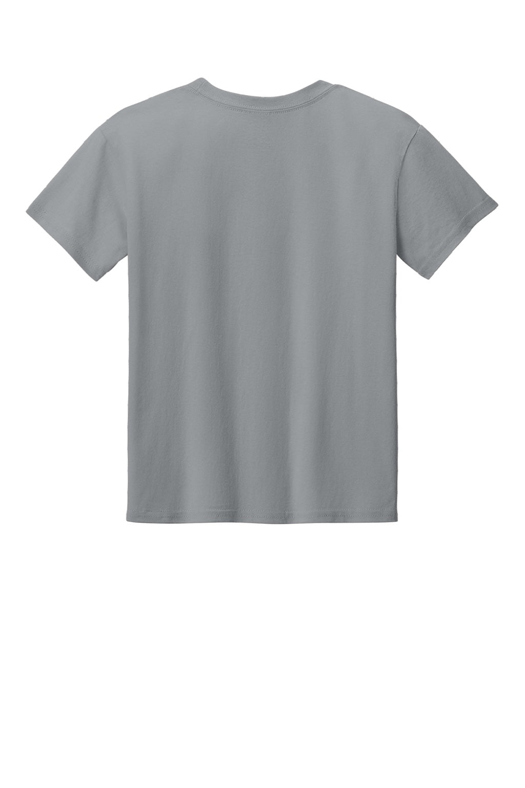 Gildan 3000B Youth Short Sleeve Crewneck T-Shirt Gravel Grey Flat Back
