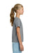 Gildan 3000B Youth Short Sleeve Crewneck T-Shirt Gravel Grey Model Side