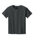Gildan 3000B Youth Short Sleeve Crewneck T-Shirt Heather Dark Grey Flat Front