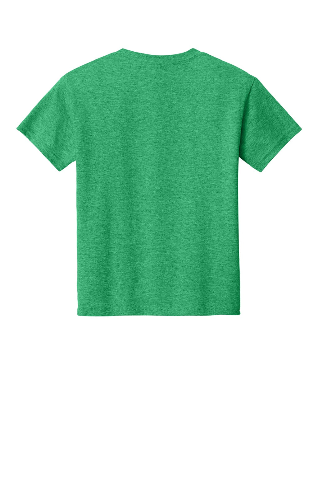 Gildan 3000B Youth Short Sleeve Crewneck T-Shirt Heather Irish Green Flat Back