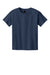 Gildan 3000B Youth Short Sleeve Crewneck T-Shirt Heather Navy Blue Flat Front