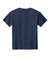 Gildan 3000B Youth Short Sleeve Crewneck T-Shirt Heather Navy Blue Flat Back