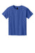 Gildan 3000B Youth Short Sleeve Crewneck T-Shirt Heather Royal Blue Flat Front