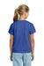 Gildan 3000B Youth Short Sleeve Crewneck T-Shirt Heather Royal Blue Model Back