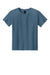 Gildan 3000B Youth Short Sleeve Crewneck T-Shirt Indigo Blue Flat Front