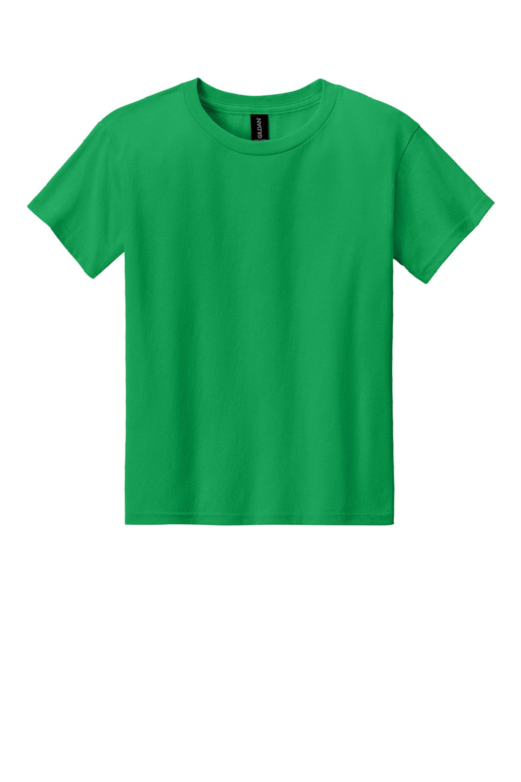 Gildan 3000B Youth Short Sleeve Crewneck T-Shirt Irish Green Flat Front
