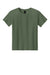 Gildan 3000B Youth Short Sleeve Crewneck T-Shirt Military Green Flat Front