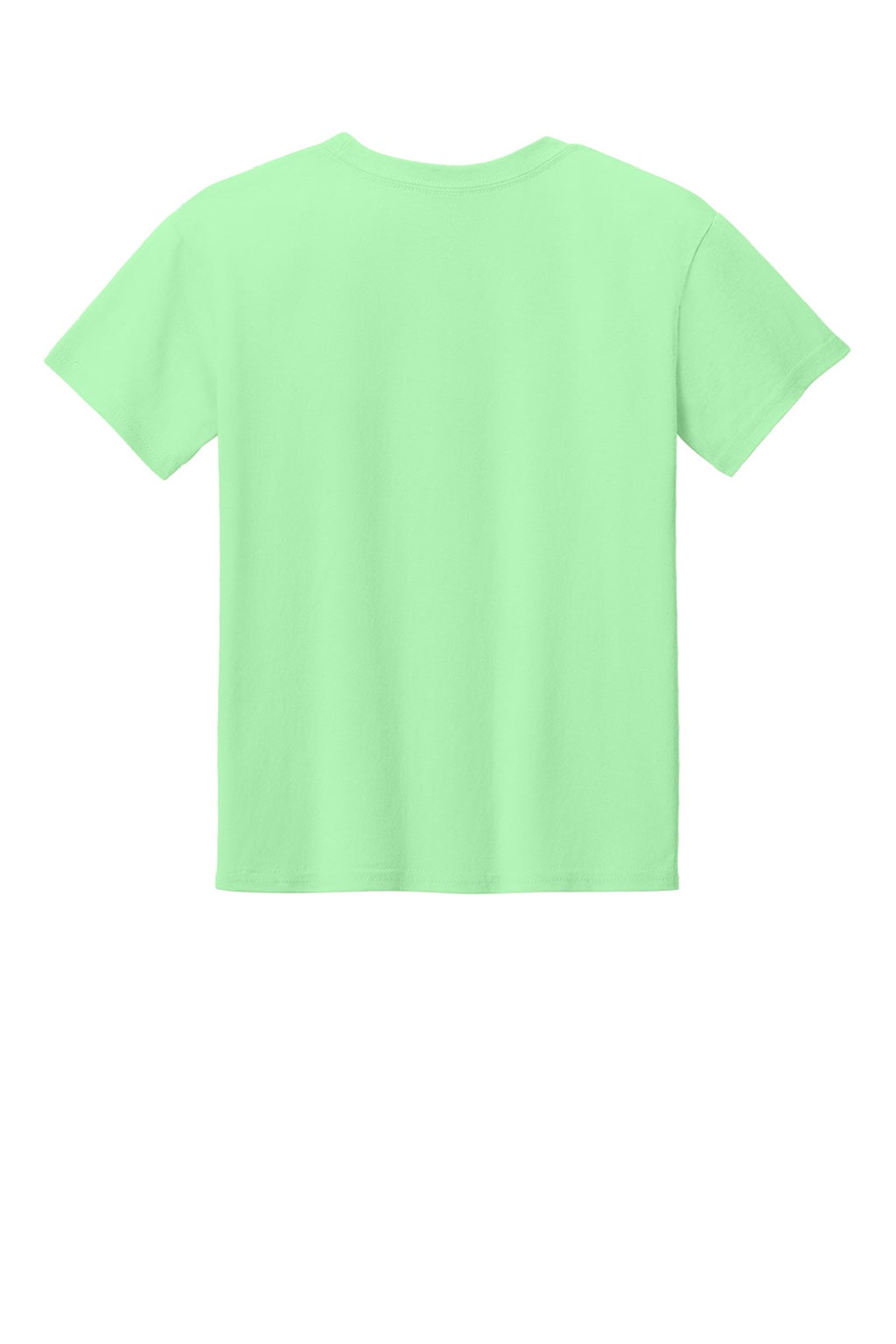 Gildan 3000B Youth Short Sleeve Crewneck T-Shirt Mint Green Flat Back