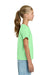 Gildan 3000B Youth Short Sleeve Crewneck T-Shirt Mint Green Model Side