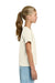 Gildan 3000B Youth Short Sleeve Crewneck T-Shirt Natural Model Side