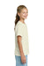 Gildan 3000B Youth Short Sleeve Crewneck T-Shirt Off White Model Side