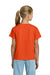 Gildan 3000B Youth Short Sleeve Crewneck T-Shirt Orange Model Back