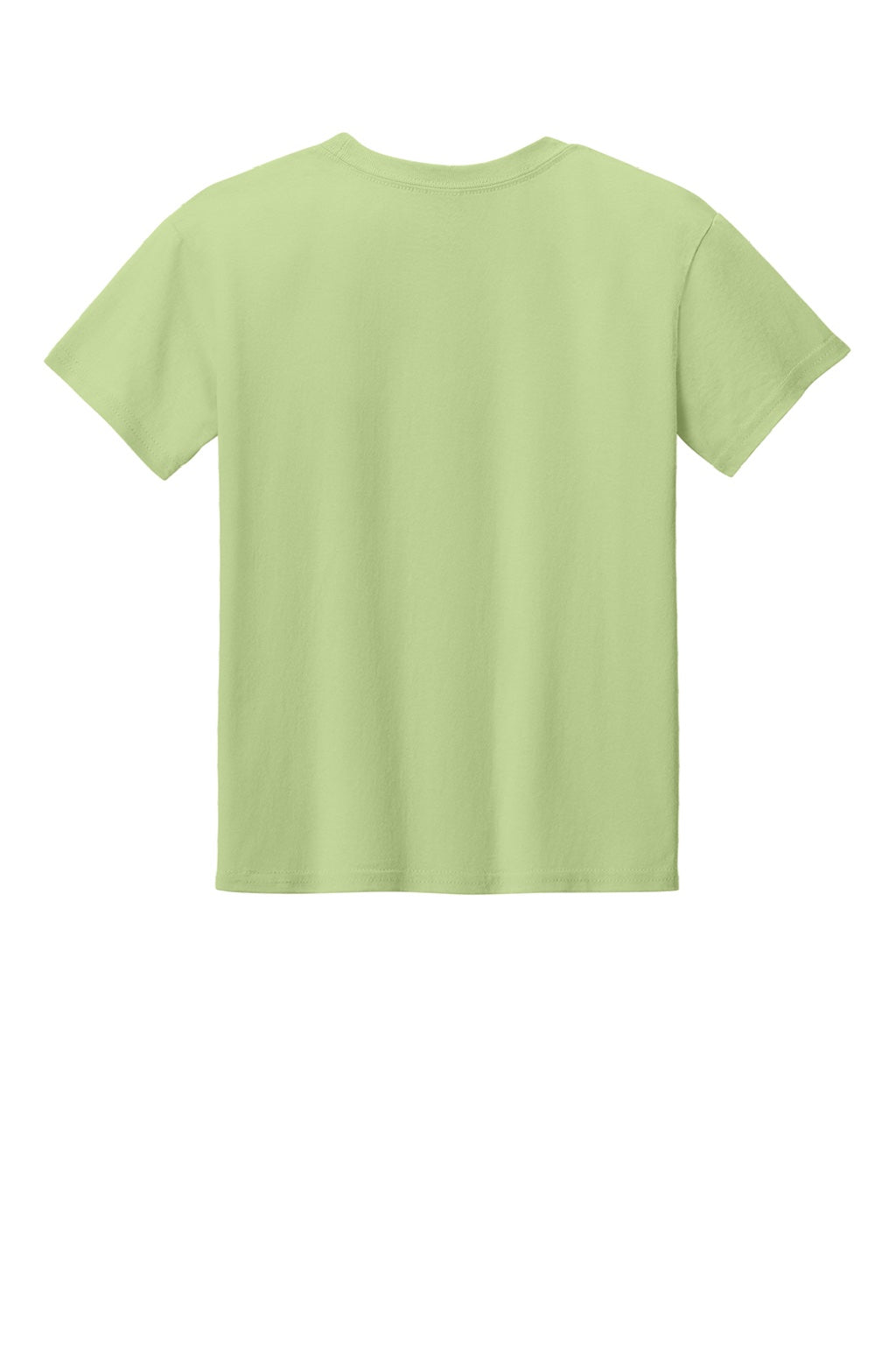 Gildan 3000B Youth Short Sleeve Crewneck T-Shirt Pistachio Green Flat Back