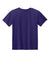 Gildan 3000B Youth Short Sleeve Crewneck T-Shirt Purple Flat Back