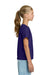 Gildan 3000B Youth Short Sleeve Crewneck T-Shirt Purple Model Side
