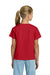 Gildan 3000B Youth Short Sleeve Crewneck T-Shirt Red Model Back