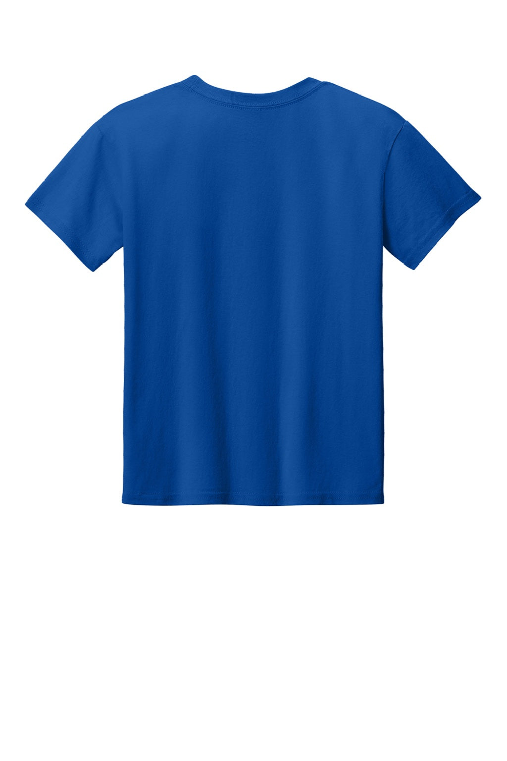 Gildan 3000B Youth Short Sleeve Crewneck T-Shirt Royal Blue Flat Back