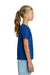 Gildan 3000B Youth Short Sleeve Crewneck T-Shirt Royal Blue Model Side