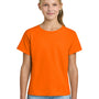 Gildan Youth Short Sleeve Crewneck T-Shirt - Safety Orange