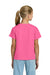 Gildan 3000B Youth Short Sleeve Crewneck T-Shirt Safety Pink Model Back