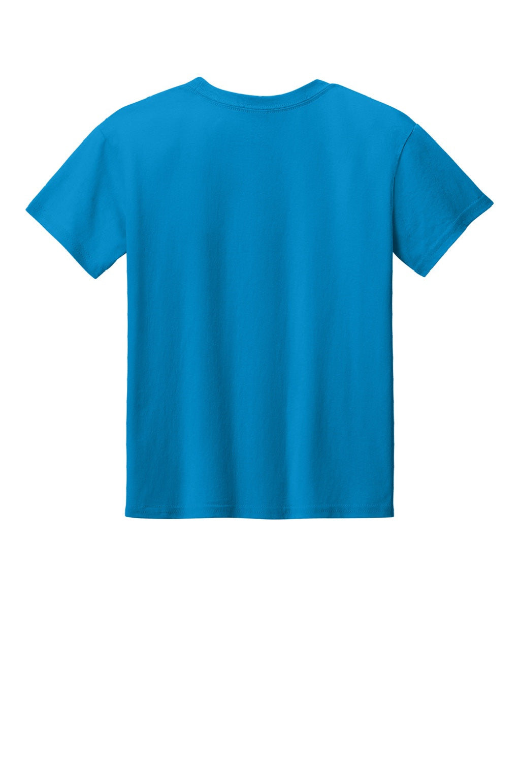 Gildan 3000B Youth Short Sleeve Crewneck T-Shirt Sapphire Blue Flat Back