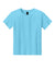 Gildan 3000B Youth Short Sleeve Crewneck T-Shirt Sky Blue Flat Front