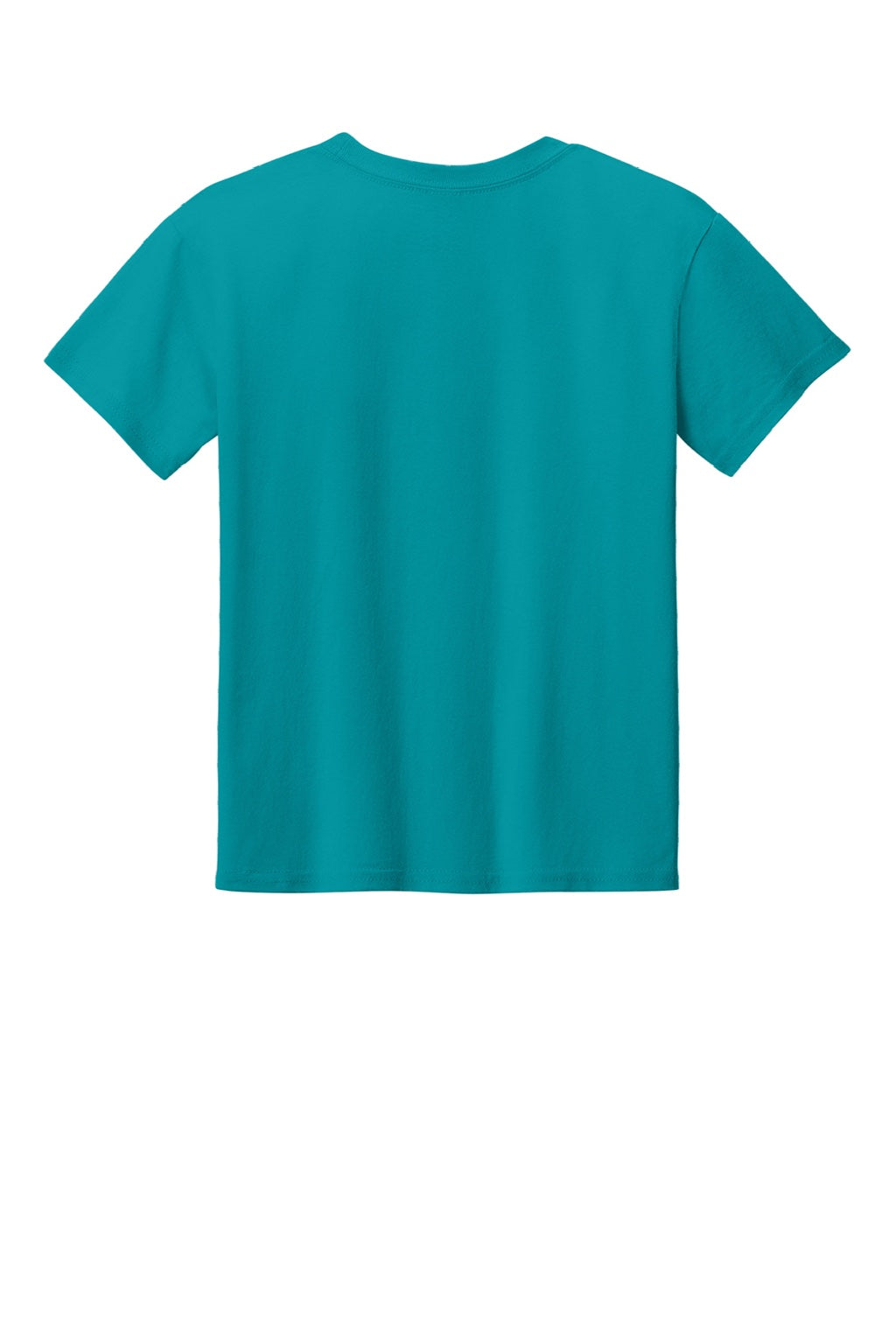 Gildan 3000B Youth Short Sleeve Crewneck T-Shirt Tropical Blue Flat Back