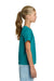 Gildan 3000B Youth Short Sleeve Crewneck T-Shirt Tropical Blue Model Side