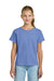 Gildan 3000B Youth Short Sleeve Crewneck T-Shirt Violet Purple Model Front
