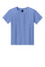 Gildan 3000B Youth Short Sleeve Crewneck T-Shirt Violet Purple Flat Front